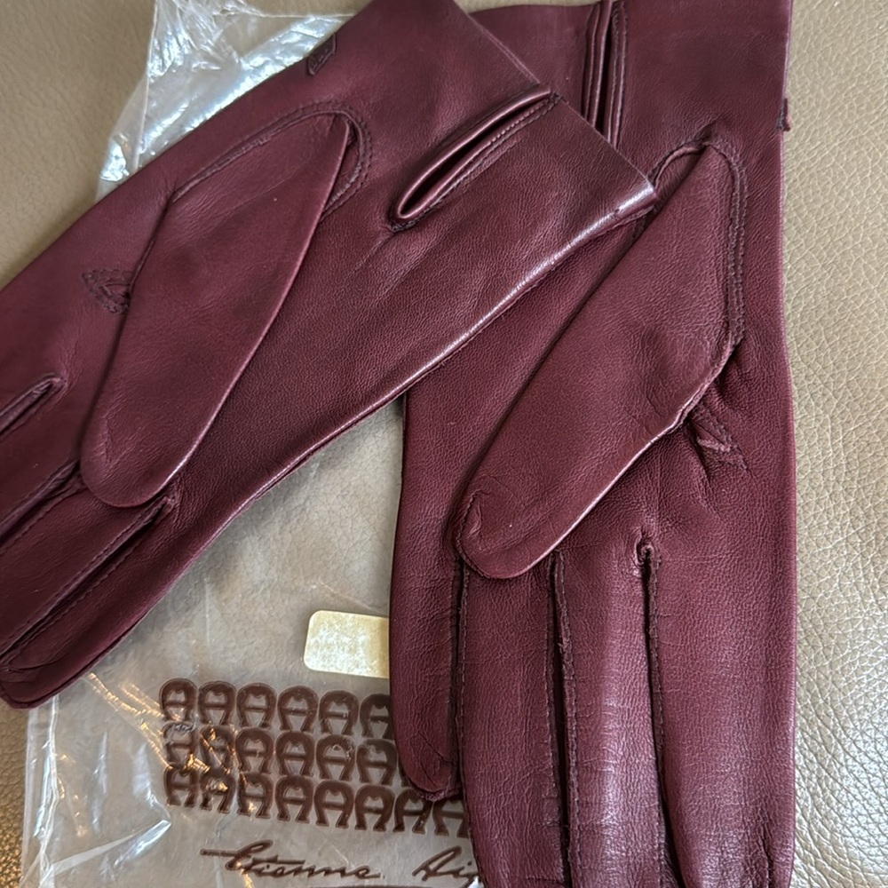 Eitienne Aigner leather driving glovess - Picture 2 of 4